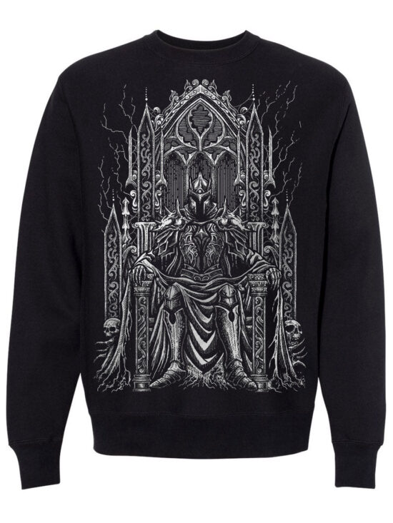 Medieval Knight Sweatshirt [Metallic Silver]