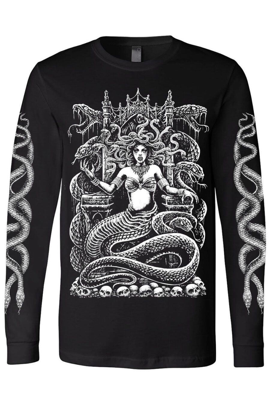 medusa-throne-longsleeve_tshirt.jpg Medusa's Throne T-shirt