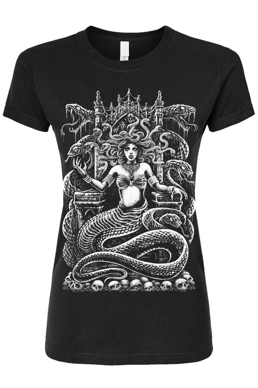 medusas-throne-womens-tshirt.jpg Medusa's Throne T-shirt