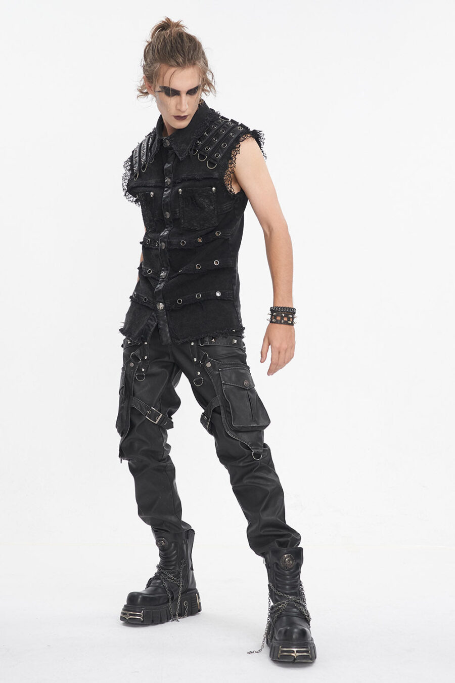 Undead Distressed Vest