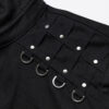 Studded Long Sleeve Skull Button Up Shirt