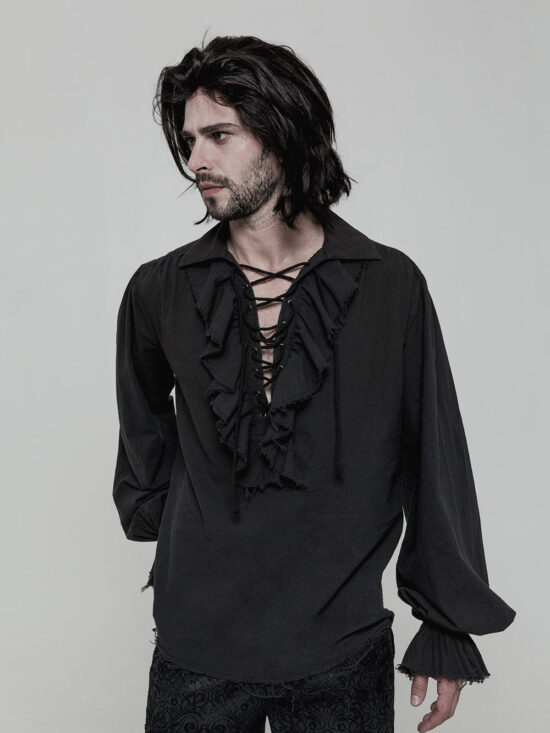 mens-pirate-shirt.jpg Pirate's Code Lace-Up Shirt