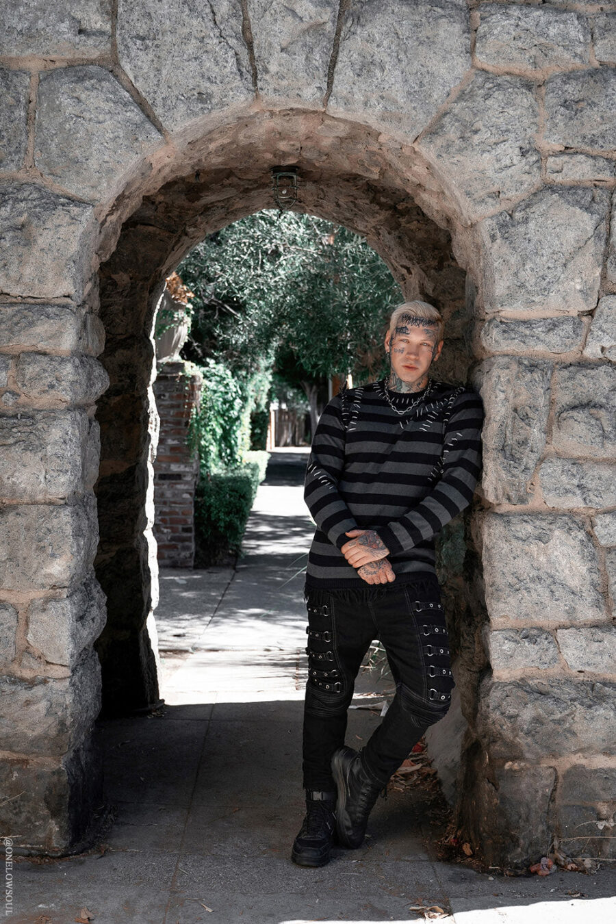 mens-straight-leg-goth-pants.jpg Hallowed Ground Strap Pants