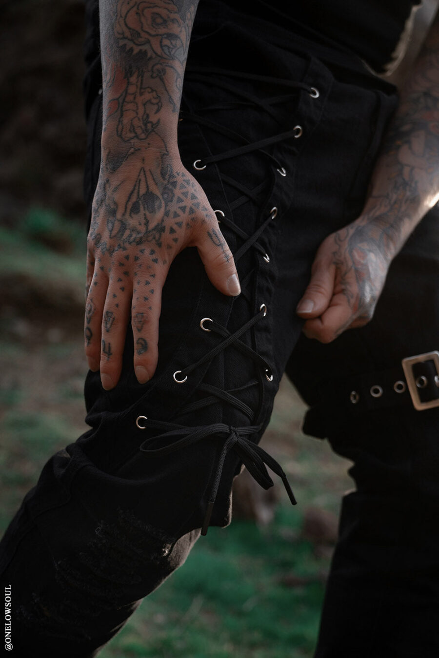 mens-streetgoth-clothing.jpg Inquisition Shredded Skinny Jeans