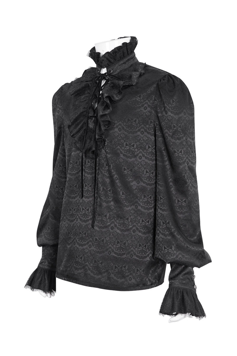 mens-vampire-clothes.jpg Castle Dracula Lace-Up Shirt