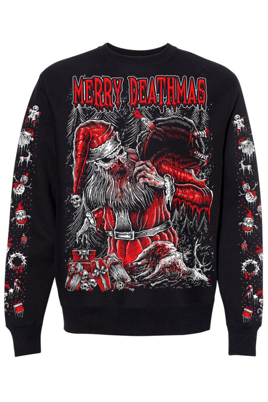 merry-deathmas-gothic-xmasa-sweatshirt.jpg Merry Deathmas Christmas Sweatshirt