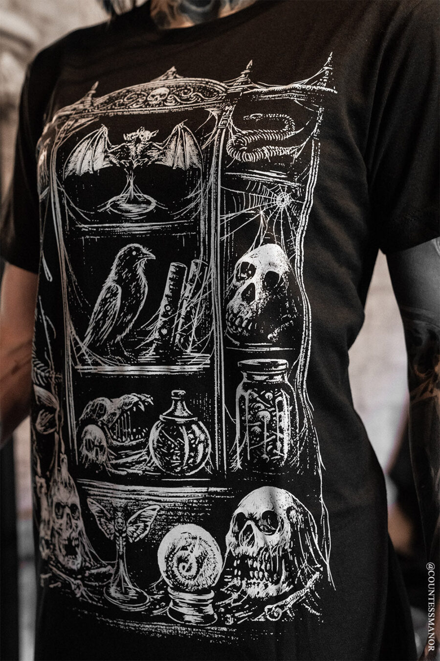 oddities-collector-clothing.jpg Cabinet of Curiosities T-shirt