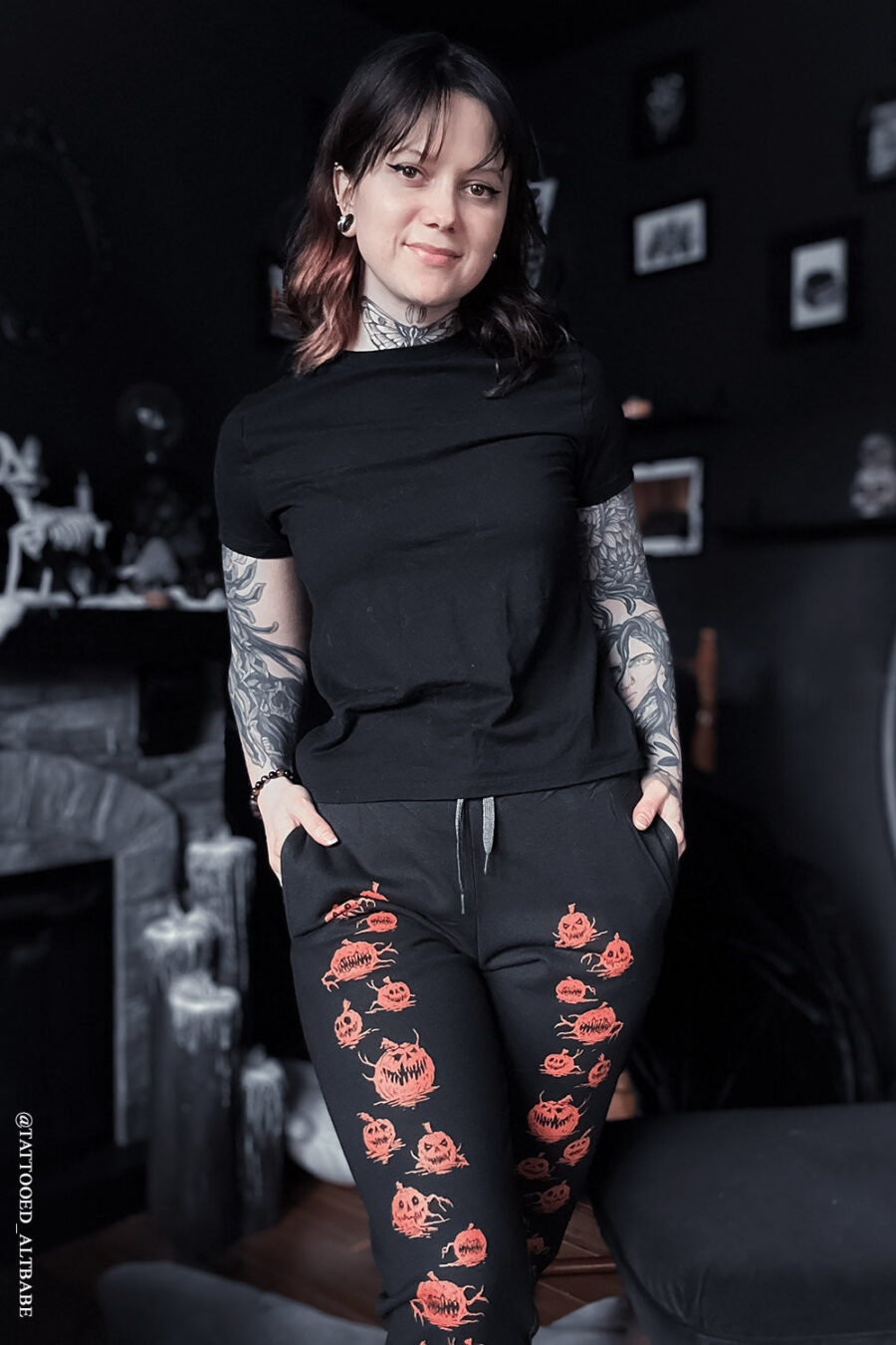 Possessed Pumpkin Patch Joggers [Unisex]