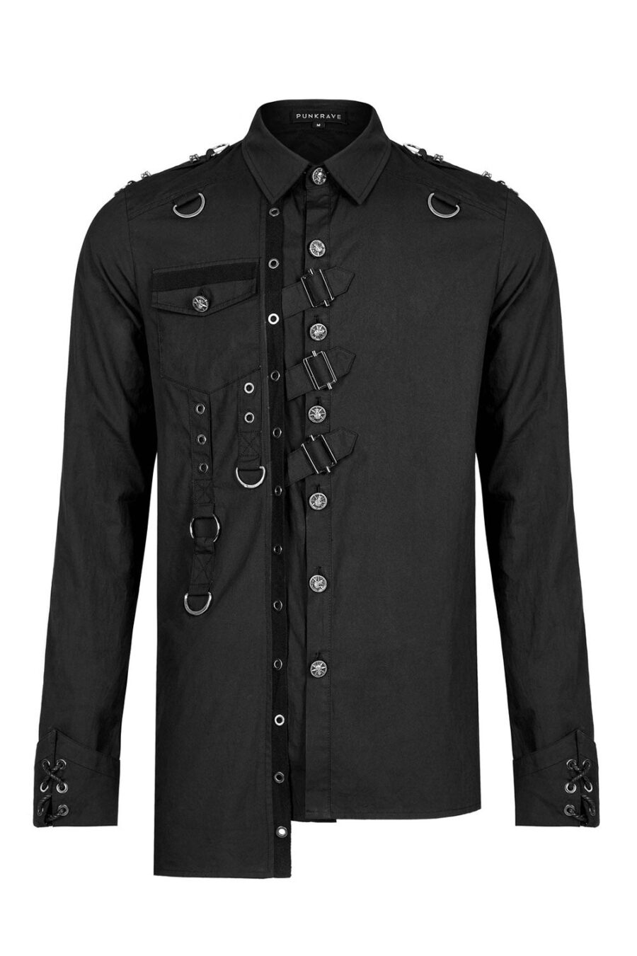 punk-asymmetric-shirt.jpg Brimstone Cotton Button-Up Shirt