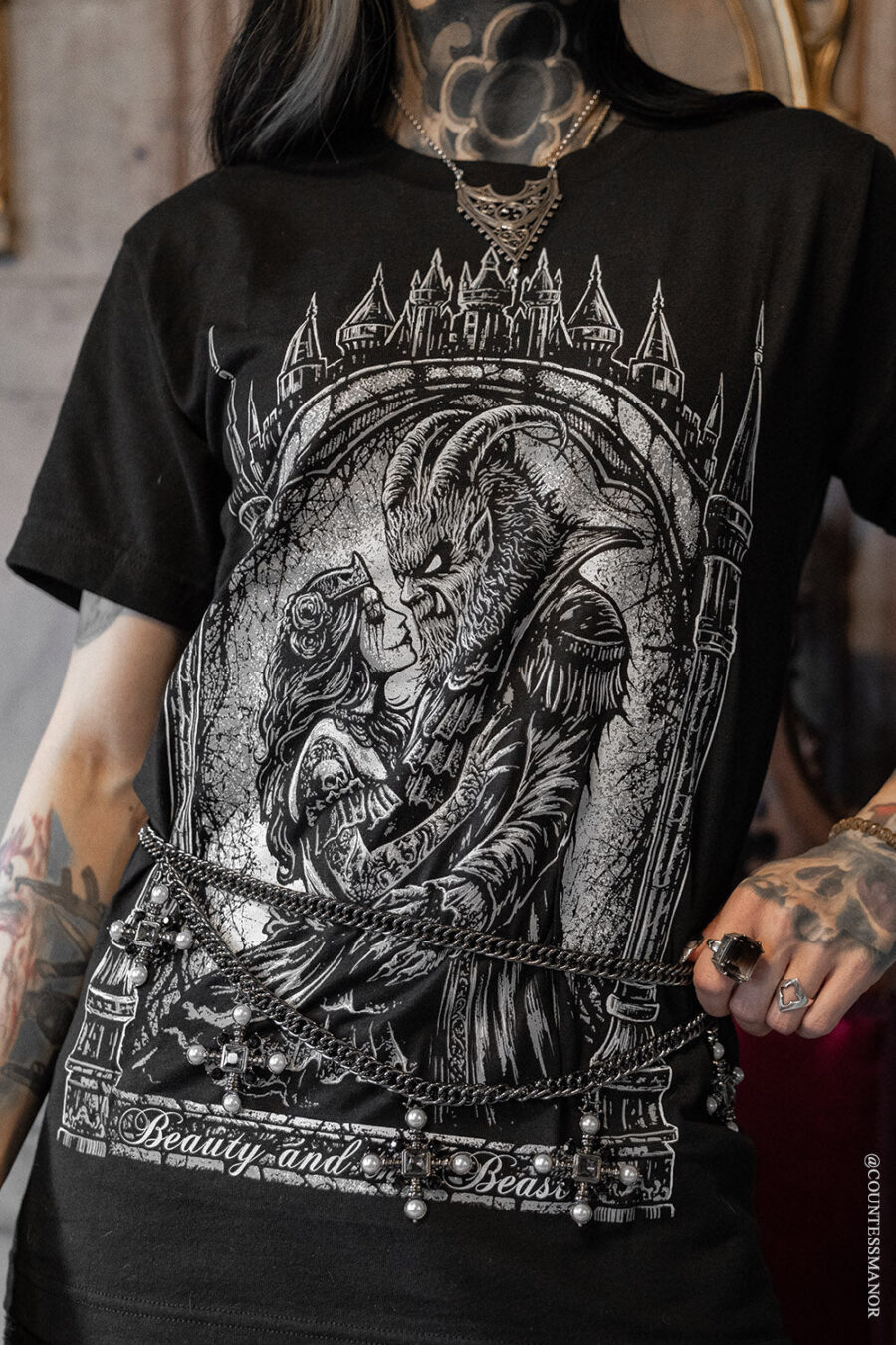renaissance-goth-shirt.jpg Beauty and The Beast T-shirt