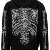 skeleton-broken-heart-hoodie-back.jpg Bleeding Heart Skeleton Hoodie