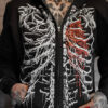 skeleton-goth-hoodie.jpg Bleeding Heart Skeleton Hoodie