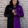 Split Mage Hoodie [Black/Purple]