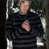 spooky-mens-sweater.jpg Autopsy Stitch Striped Sweater