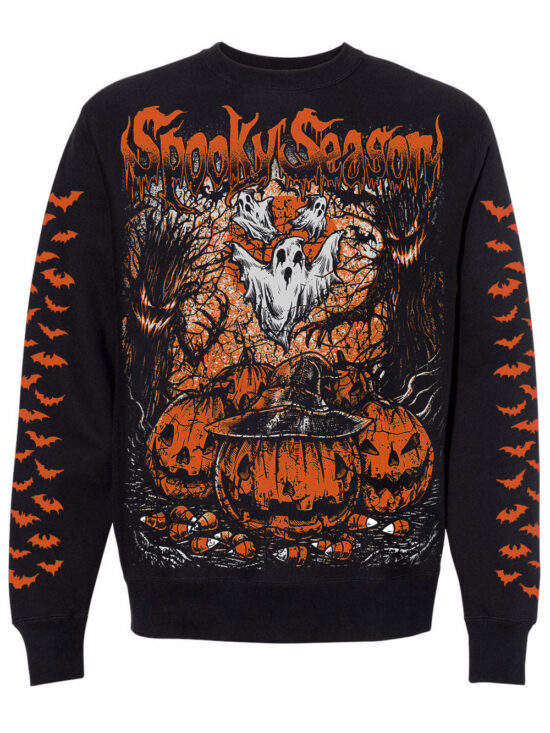 spooky-season-sweatshirt-orange-bats.jpg Spooky Season Sweatshirt