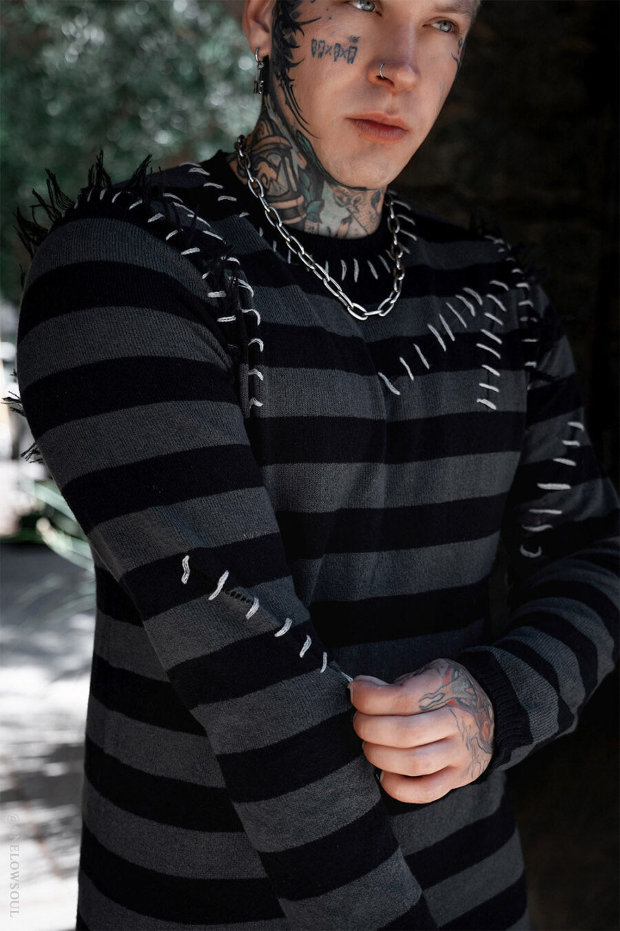 striped-mens-top.jpg Autopsy Stitch Striped Sweater