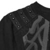 studded-gothic-short-sleeve-mens-shirt.jpg Cybertron Techwear Short Sleeve Shirt
