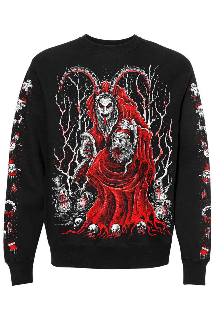 sweatshirt-xmas_2f4130cc-6abe-4235-bbad-e3ded004f1ac.jpg Krampus Killing Christmas Sweatshirt