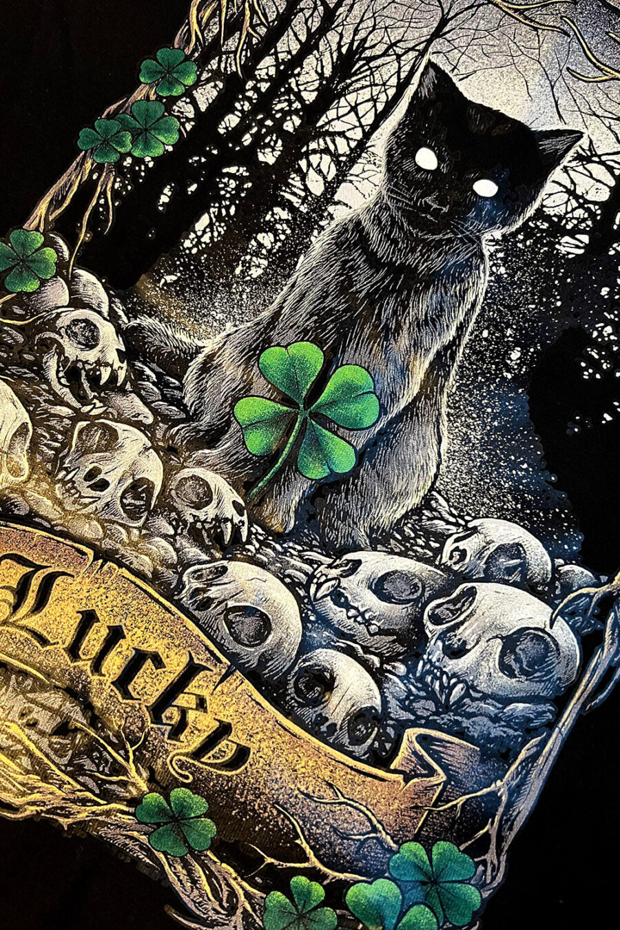 tarot-shirt_396f8362-45ae-4c3d-a5a1-9a3274c076ae.jpg Lucky Cat Tarot Sweatshirt