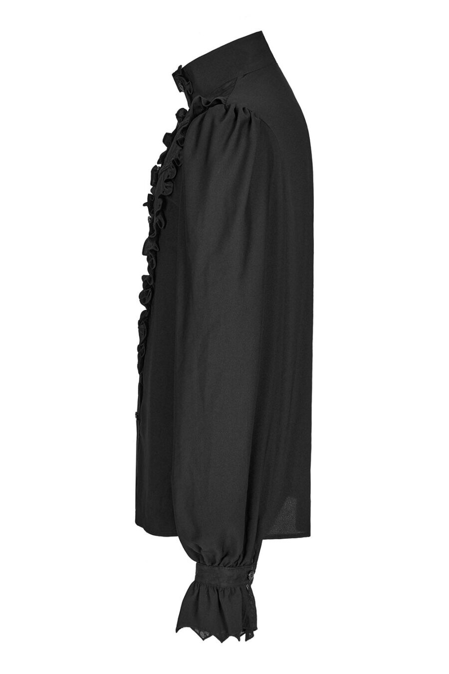 tattered-goth-shirt.jpg Coffinry Tattered Button-Up Shirt