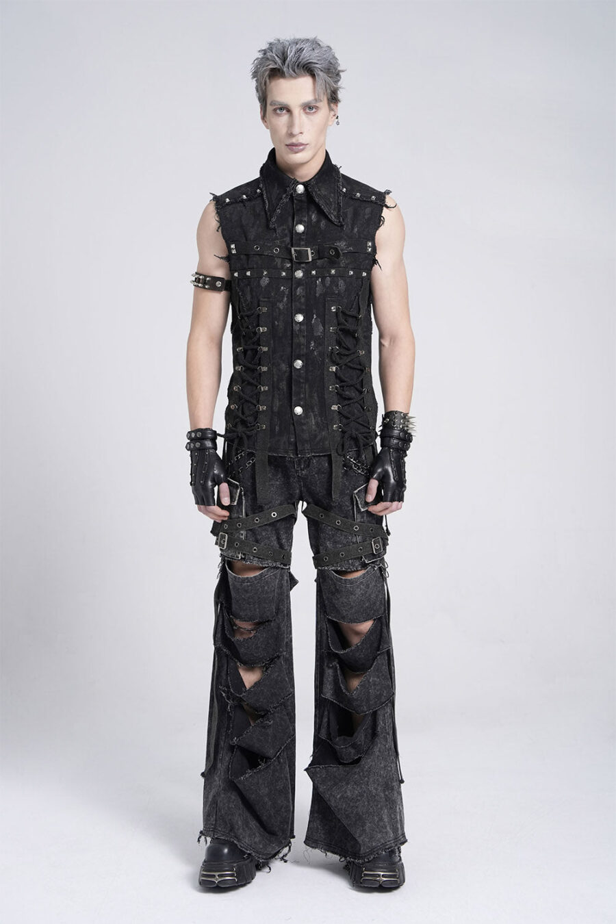 Mutiny Distressed Sleeveless Vest