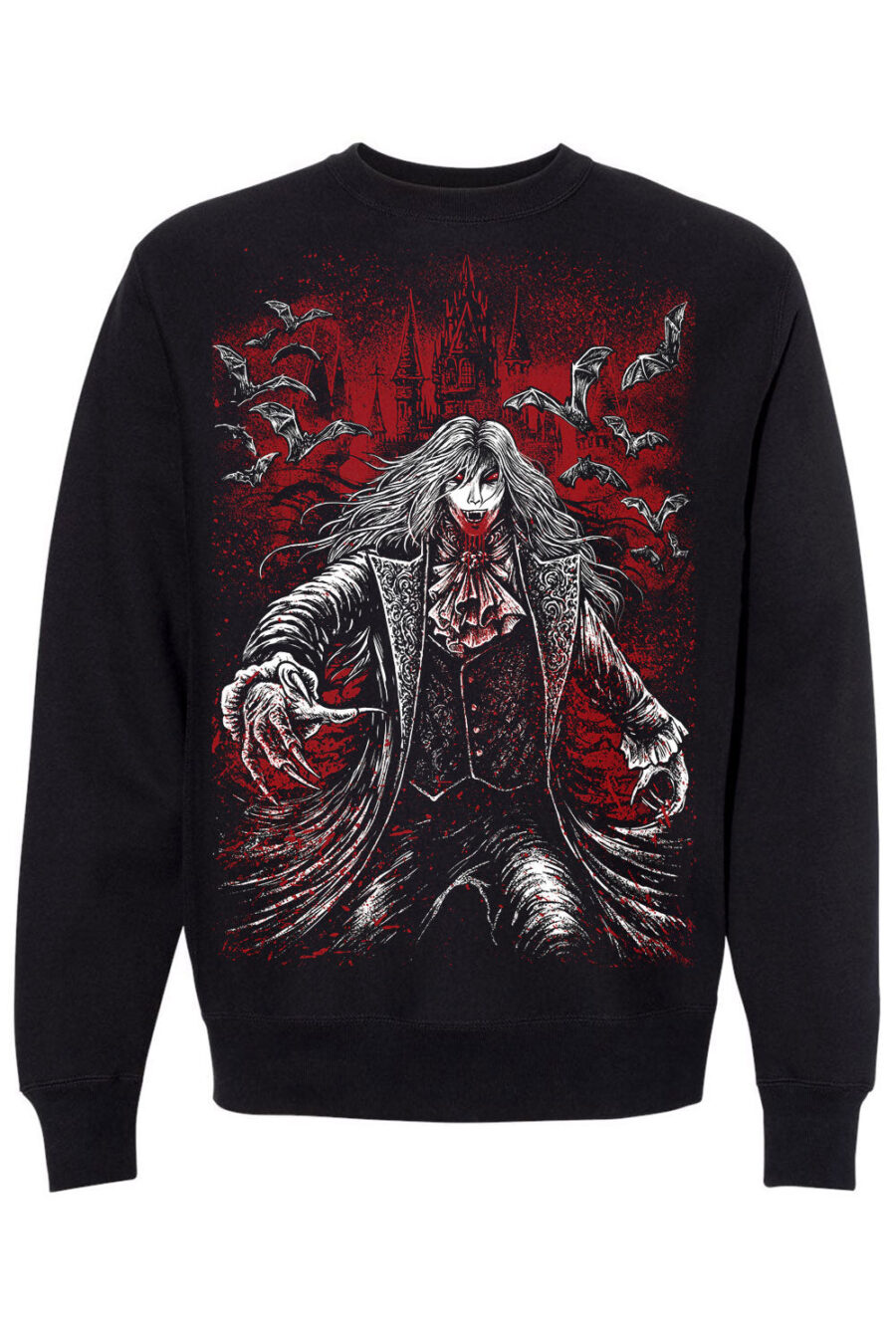 vampire-bloodfeast-blank-sleeves-sweatshirt.jpg Vampire Bloodfeast Sweatshirt