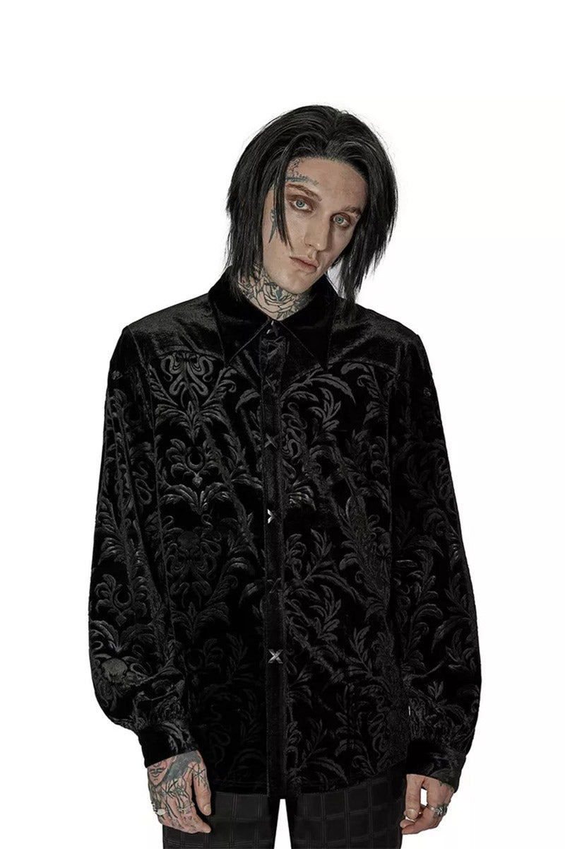 vampire-clothing_9ff5a1f8-6b8b-4042-83c8-c08252e4d8c8.jpg Pallbearer Victorian Goth Button-Down Shirt