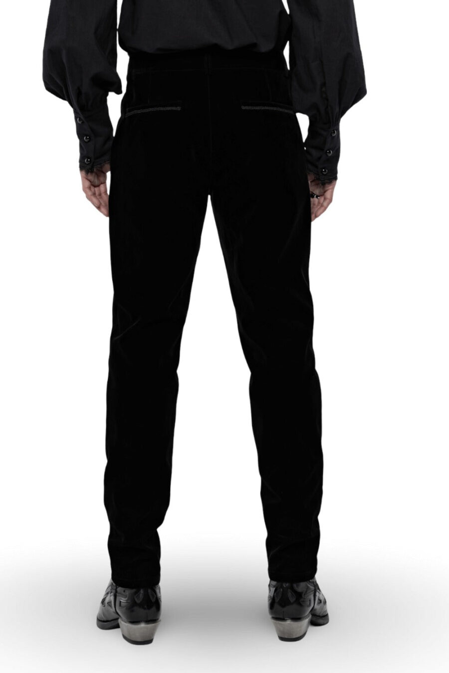 victorian-style-embroidered-blac.jpg Ravencrest Velvet Pants